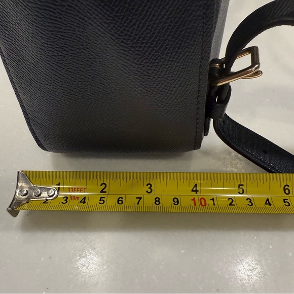 COACH Jordan Navy Blue Leather Backpack  Gold Hardware F76624 NWOT - Picture 8 of 15